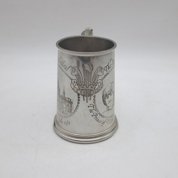 Pewter Mug Lady Diana and Prince Chrales Wedding - Picture 5 of 11